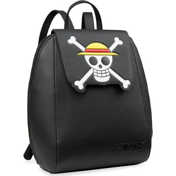 ?Women Teens Black One Piece Mini PU Leather Adjustable Strap Kawaii Travel Bag main image 6